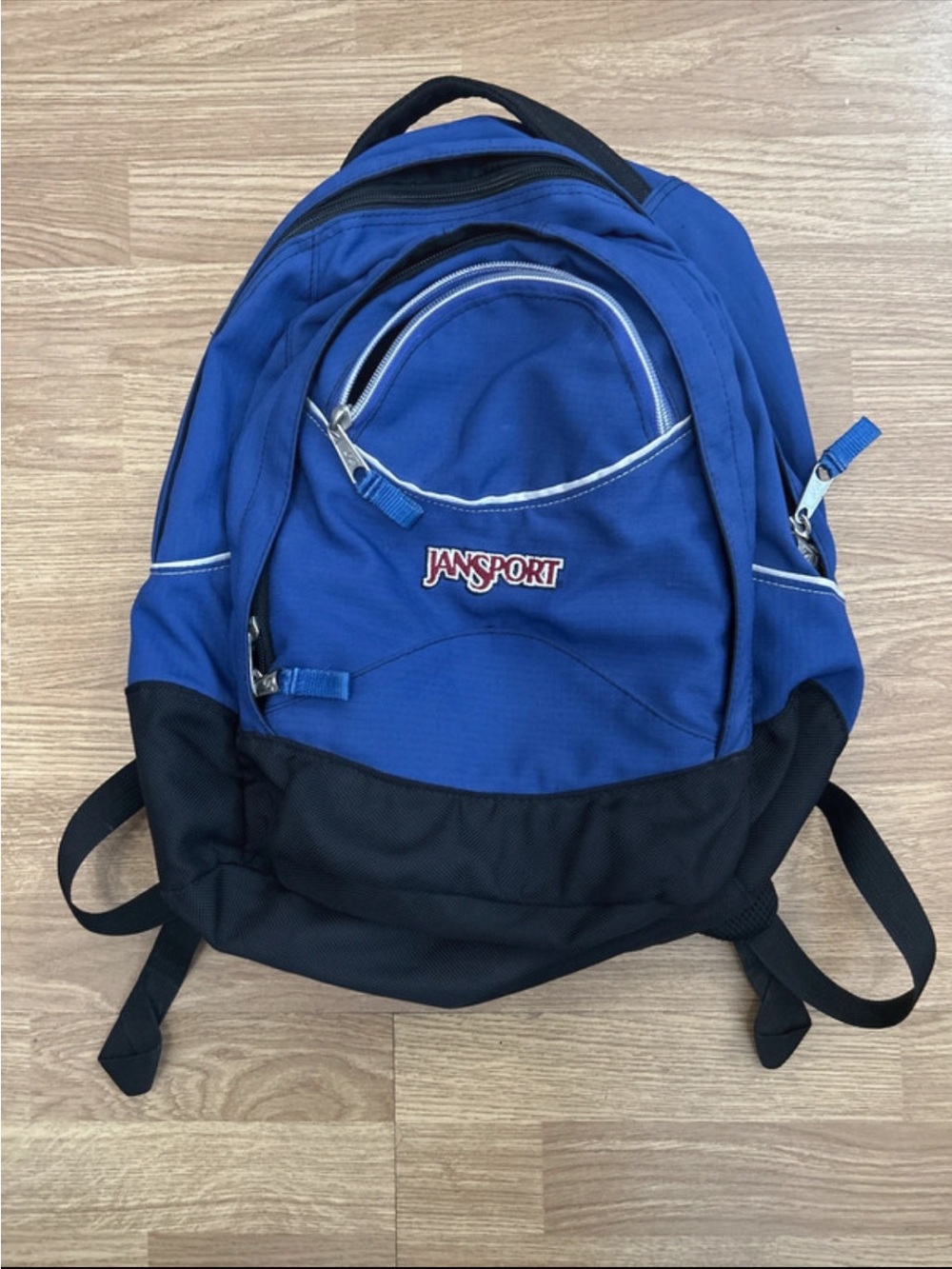 Vintage Y2K JanSport Airlift 1.0 Backpack in Blue & Black (Model: 0502E39090)